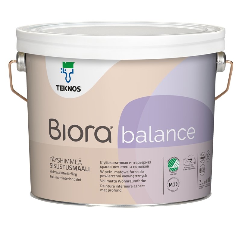 BIORA BALANCE Täyshimmeä sisustusmaali (Värituvan omat sävyt 15 kpl)
