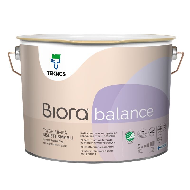 BIORA BALANCE Täyshimmeä sisustusmaali (Värituvan omat sävyt 15 kpl)