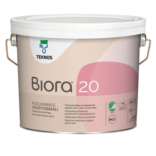 BIORA 20 Puolihimmeä sisustusmaali 2,7 L - Väritupa