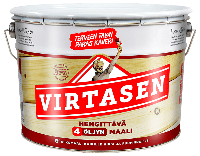 Virtasen 4 Öljyn Maali (Saariston Värit) 9 L